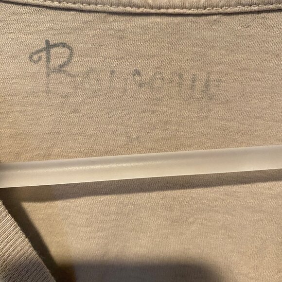 The Bowery Tan T-Shirt Medium Great Wave Japanese Graphic‎ Tee - Picture 4 of 4